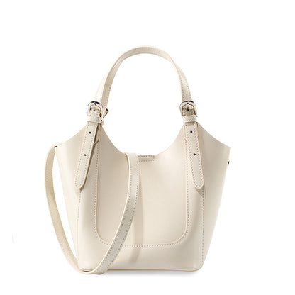 Chic Cowhide Messenger Bag
